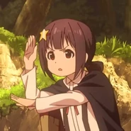 Komekko making another beam pose