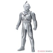 A silver Ultraman Nexus figure from the Ultra Hero 500 line.