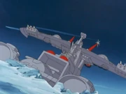 Ultria breaks out of the glacier.