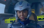 Shima as Harumitsu Hiura in Ultraman Cosmos 2: The Blue Planet