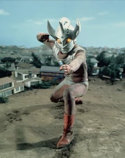 Ultraman Taro as he appears in the series