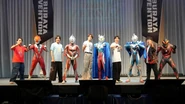 Miyano and other actors at the Ultraman Zero 15th Grand Finale held at TSUBURAYA CONVENTION 2025[19][20]