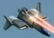 Repulsor Chargers firing laser beams