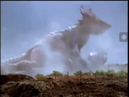 Ultraman Cosmos get pinned by Taildas