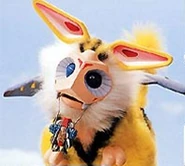 Hanejiro holds Pudgy Garaon.jpg (19 KB) Hanejiro holds on to Pochi Garaon