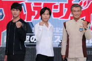 Watanabe and other Ultraman Gaia actors participate in Ultraman Gaia 20th Anniversary Event in 2018[4]