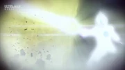 Orb Origin melepaskan kuasa penuhnya ke arah Maga-Zetton.