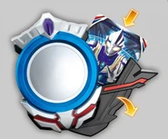 Ultraman Tiga Sky Type Card in the Holder