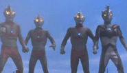 Zoffy, Ultraman Jack, Ultraman and Ultraman Ace