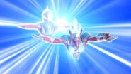 Ultraseven appear in Ultraman Ginga S as Ginga Strium prepare the Wide Shot