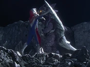 Ultraman Dyna vs Gaigaraid