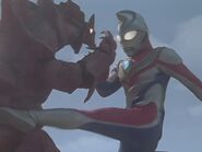 Imitation Ultraman Dyna vs. Monsarger II