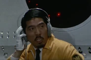 Kikuchi as a MAT Correspondent in Return of Ultraman