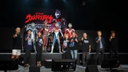 Tsuruno and other Dyna actors at the Ultraman Dyna 25th anniversary event held at at Ultra Heroes EXPO 2022 Summer Festival[11][12]