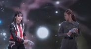 Yoko and Yuna Shizuma participate in 2022 TAMASHII NATIONS SPECIAL STREAMING feat. Ultraman Trigger.