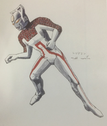 Ultraseven Initial Draft, illustrated in 1967
