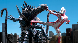 Dinozole vs Ultraman Mebius