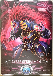 Ultraman X Cyber Geronimon Card