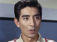Katsube as Ueno in Ultraseven