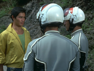 Soga and Furuhashi confronting a stranger
