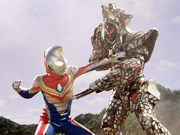 Deathfather v Ultraman Dyna