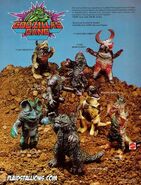 Commercial for the Godzilla' gang toy series