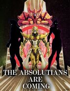 "The Absolutians are Coming", the updated version of the previous teaser poster.