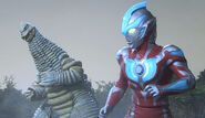 Ultraman Ginga and Red King (Misuzu)