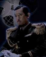 Shimada as Commander Inugai in Ultraman Cosmos 2: The Blue Planet