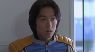 Yoshioka as Gamu Takayama in Ultraman Tiga, Ultraman Dyna, & Ultraman Gaia: The Decisive Battle in Hyperspace