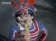 Kotaro uses the Ultra Badge