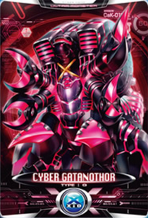 Ultraman X Cyber Gatanothor Card