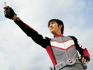 Asuka menggunakan Lieflasher