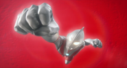 Ultraman's transformation in Ultraman Saga