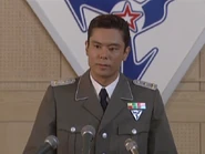 Kaji in a news conference