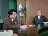 Kuroki as a Defense Council Member in Ultraman