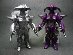 Glozam (right: Armored Glozam)