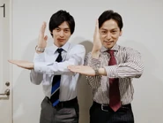 Takuji and Yuya.jpg (127 KB) Hirata with Takuji Kawakubo