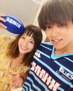 Sugiura and Mayuka Suzuki's reunion in 2019[8]