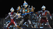 Ultraman, Tiga & X Exceed