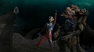 Galberos VS Ultraman Zero