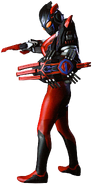 Ultraman X Darkness Gomora Armor render 3