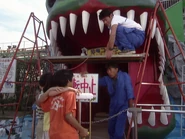Okano as an Amusement Park Employee in Ultraman Neos