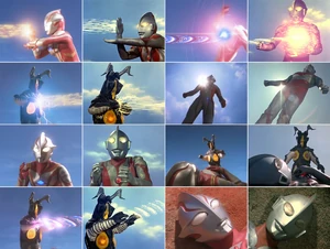 Maquette Mebius' defeat, compared to Ultraman's death in the 1966 series