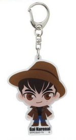 Gai Kurenai Deformed Pattern Acrylic Charm