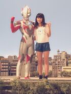 Ultraman X & Haruka Momokawa