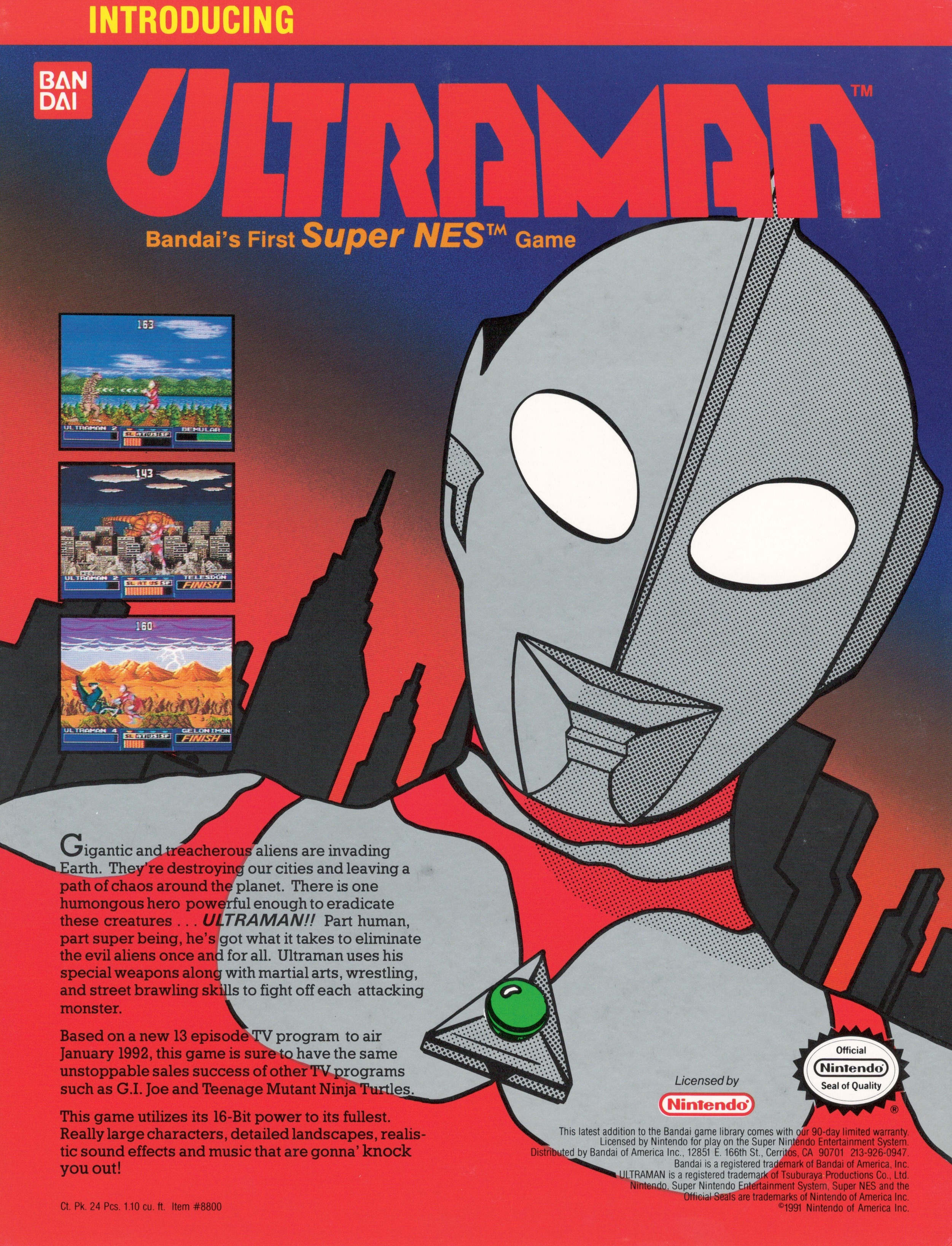 ultraman super famicom