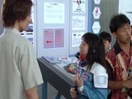 Okano as a Boyfriend in Ultraman Cosmos