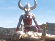 Father of Ultra with Golden Mebius