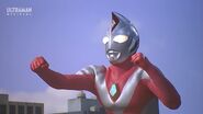 Ultraman Dyna Strong Type as seen in the Tiga and Dyna movie